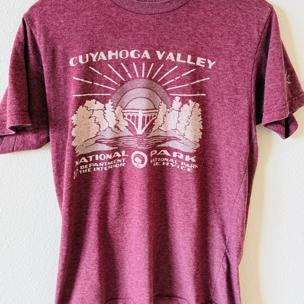 Cuyahoga Valley Maroon Graphic T-Shirt